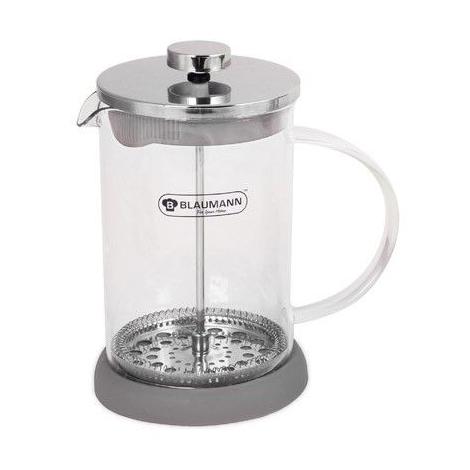 Frenchpress 600ml vízforraló szürke, rozsdamentes acél