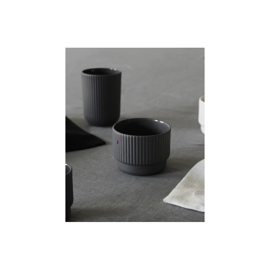 Kaffia stílusú kapucsínó csésze 230 ml - sötétszürke