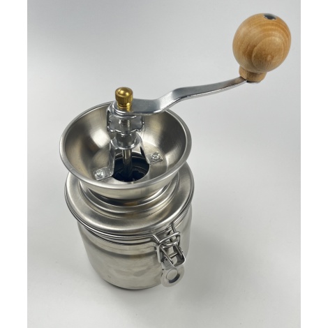 Rozsdamentes acél őrlő Kaffia Silver Mill