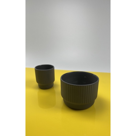 Csésze Kaffia Style Espresso 60 ml - sötétszürke