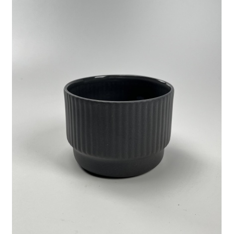 Csésze Kaffia Style Cappuccino 130 ml - sötétszürke