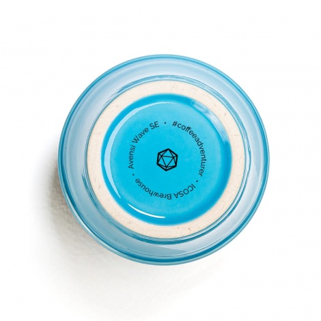 Icosa Avensi Wave kerámia csésze AERESSO Atlantis kék 180 ml