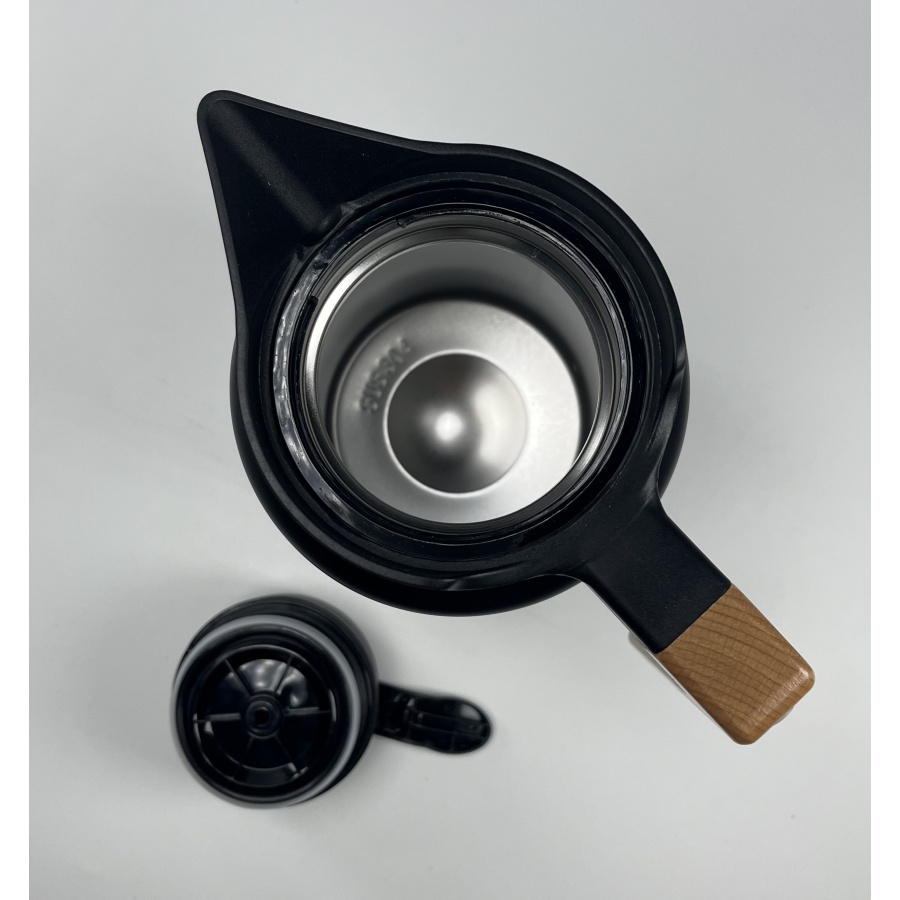 Termosz Kaffia 2 literes, fa fogantyúval - FEKETE