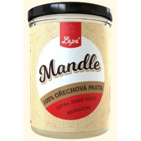 Lepé mandulavaj 400 g – 100%-ban természetes diópaszta