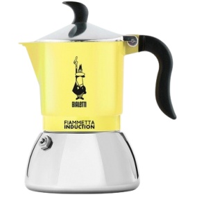 Bialetti Moka Indukciós Fiammetta - 2 csésze sárga ÚJ
