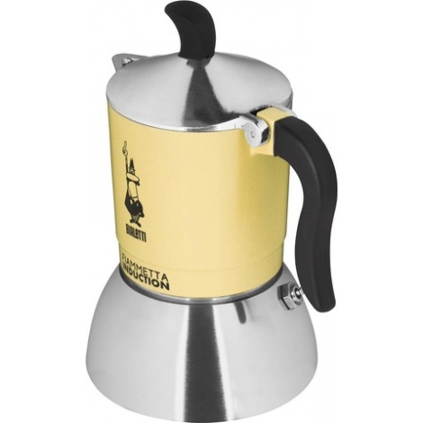 Bialetti Moka Indukciós Fiammetta - 2 csésze sárga ÚJ