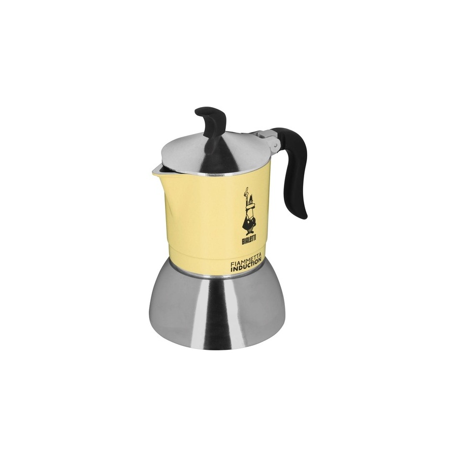Bialetti Moka Indukciós Fiammetta - 2 csésze sárga ÚJ