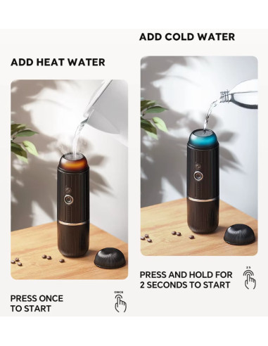 Kaffia Minipresso hordozható utazási kávéfőző