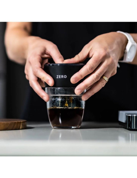 Trinity Zero utazó kávéfőző - fekete
