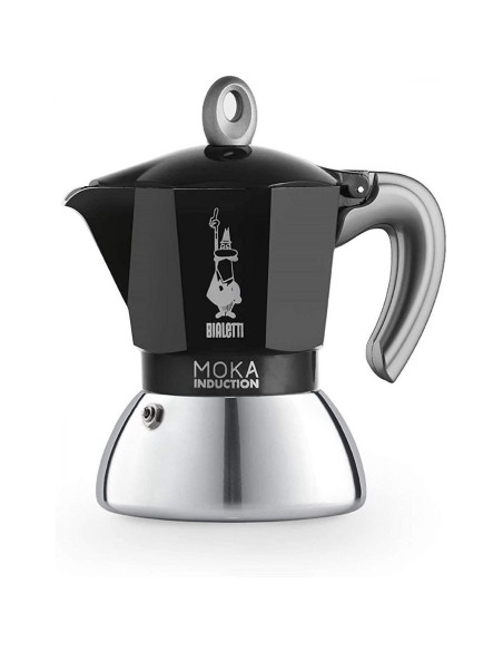 Bialetti Moka Indukciós 4 csésze fekete - Kozmetikai hiba / DISCOUNT