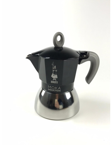 Bialetti Moka Indukciós 4 csésze fekete - Kozmetikai hiba / DISCOUNT