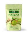 Allnature BIO Matcha Premium japán zöld tea az első tavaszi szüretből, italokhoz és desszertekhez. Kiszerelés: 250 g.