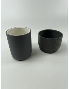 Csésze Kaffia Style Tall 170ml - sötétszürke 2