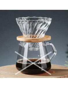 Csepegtető Kaffia üveg 2-4 csésze 2