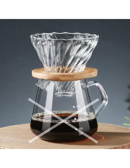 Csepegtető Kaffia üveg 2-4 csésze