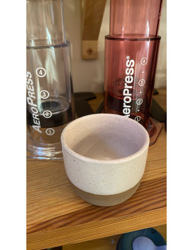 Csésze Kaffia stílusú rózsaszín 170ml