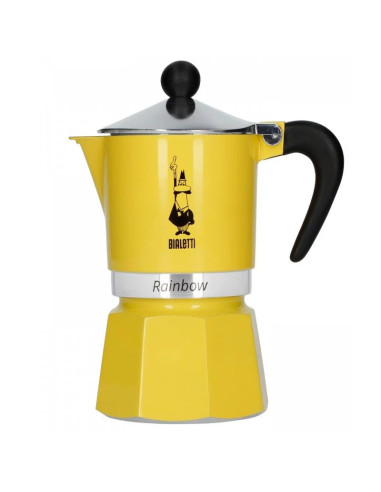 BAZAR - Bialetti Rainbow 3 sárga mokafőző edény