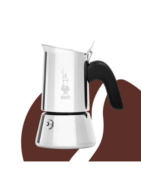 Bialetti Venus 4 csésze, indukciós moka vízforraló