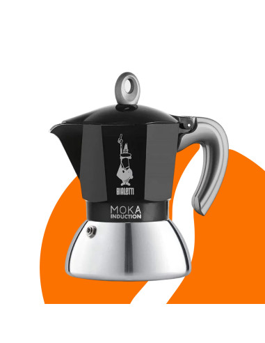 Bialetti Moka indukciós 4 csésze fekete ÚJ