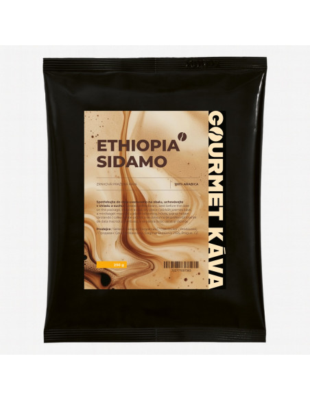 Etiópia Sidamo, arabica kávébab