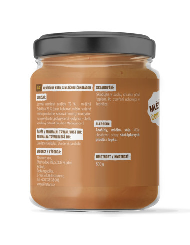 Allnature Mogyoróvaj tejcsokoládéval 500 g