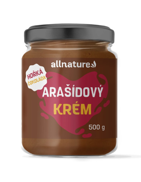 Allnature Mogyoróvaj keserű csokoládéval 500 g