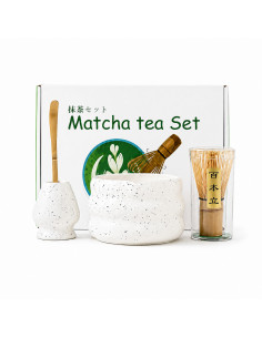 Kaffia Matcha szett – fehér