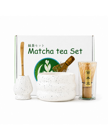 Kaffia Matcha szett – fehér