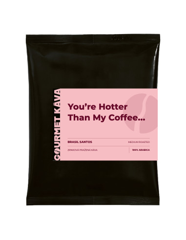 Coffee Brasil Santos 250 g, közepes pörkölésű kávébabok