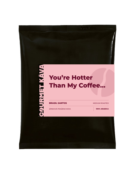 Coffee Brasil Santos 250 g, közepes pörkölésű kávébabok