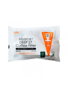 Papírové filtry Cafec Abaca+ Deep 27 velikost 01, 100 ks