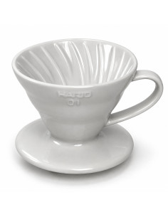 Hario csepegtető V60-01 kerámia – fehér (VDC-01W) 2