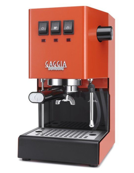GAGGIA Classic E24 karos kávéfőző, korallszínű (Lobster Red)