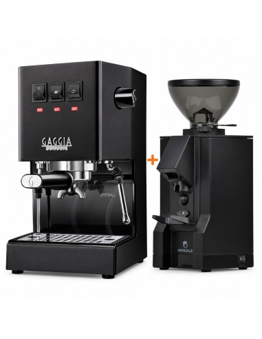 Gaggia Classic E24 fekete + Eureka Mignon Manuale csomag