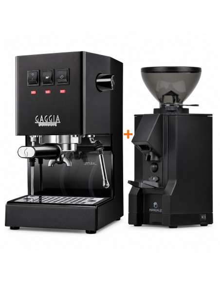 Gaggia Classic E24 fekete + Eureka Mignon Manuale csomag