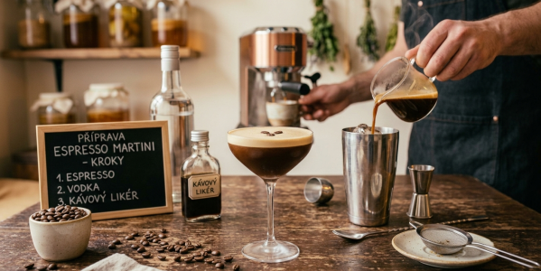 Espresso Martini elkészítése
