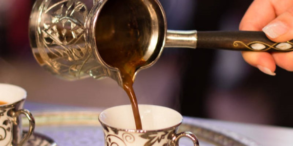 Rakott és török ​​kávé