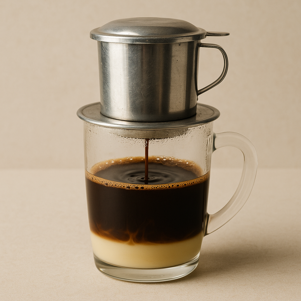 Vietnami kávé elkészítése